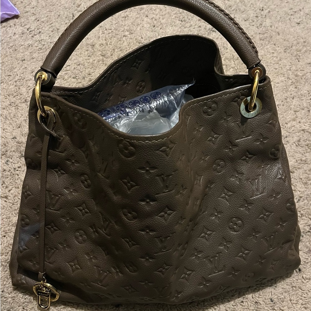 Louis Vuitton Dark Brown Monogram Hobo Bag